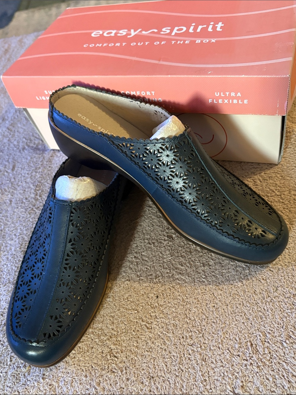 Easy Spirit Women's Slip-On Shoe in Dark Blue